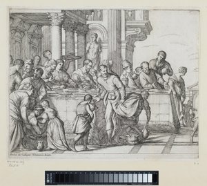 Ouderkerk aan den IJssel látképe, 1620 alkotó: Abraham Rademaker
