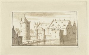 A Kronenburg-ház a Vecht folyónál alkotó: Abraham Rademaker