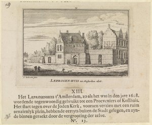 Leprások háza Amszterdamban, 1608 alkotó: Abraham Rademaker