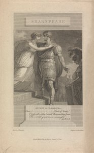Antonius és Kleopátra Act IV Sc. 8 alkotó: Abraham Raimbach