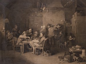 Falusi politikusok alkotó: Abraham Raimbach