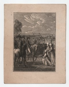 Napóleon Egyiptomban, 1795 körül (metszet)