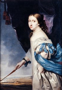 Krisztina svéd királynő portréja 1626-1689, 1661