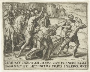 Az idősebbeket elvezetik Susanna története (sorozat címe) alkotó: Abraham de Bruyn