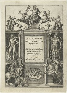 Titelpagina voor Európa, Ázsia, Afrika és Amerika szinte valamennyi nemzetének szokásai Európa, Ázsia, Afrika és Amerika szinte összes nemzetének szokásai alkotó: Abraham de Bruyn