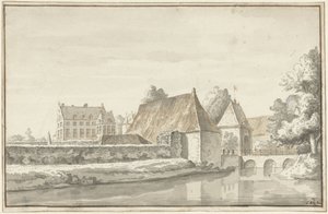 A ház Dortban, Gorssel közelében alkotó: Abraham de Haen (II)