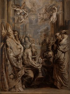 Vita Krisztus jelenlétéről az eucharisztiában alkotó: Abraham van Diepenbeeck