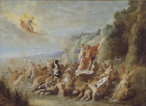 Neptunusz és Amphitrité diadala alkotó: Abraham van Diepenbeeck