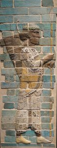 Perzsa íjász Akhaimenida Birodalom, Kr. e. 510 (mázas tégla) alkotó: Achaemenid