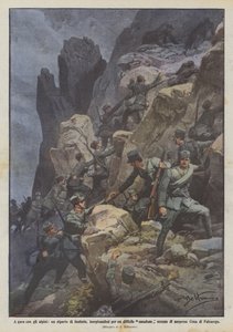 Az alpesi csapatokkal versenyezve elfoglalja a gyalogosok kiosztását, egy nehéz vízmosáson felmászni?