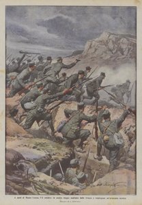 Monte Costontól északra, október 11-én csapataink kipattannak a lövészárokból és visszaverik az ellenség előrenyomulását