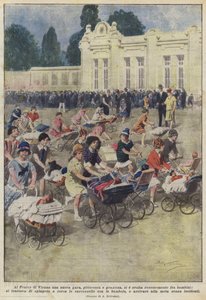Új, festői és kegyes versenyre került sor a közelmúltban a gyerekek között a bécsi Práterben?