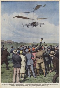 A Ciampino katonai repülőtéren sikerül felemelni és leengedni az olasz helikoptert?