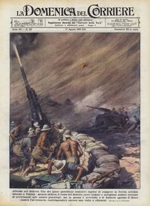 Riasztó a sivatagban alkotó: Achille Beltrame