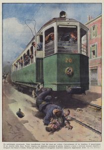 Kivételes mentés (színes litó) alkotó: Achille Beltrame