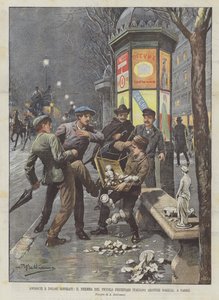 A szorongást és a fájdalmat figyelmen kívül hagyva, A kis olasz figurakészítő drámája, Aristide Borelli, Párizsban