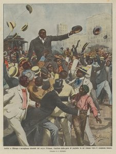 Érkezés Chicagóba, és a bokszverseny győztese, a fekete Johnson diadalmas fogadtatása?