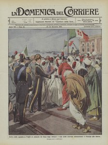 A csapat érkezése Tripoliba Abruzzi hercegének parancsnoksága alatt, az arab vezetők fogadják?