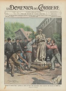 A megvásárolt csodálatos szobor átadása Rava miniszternek és indulás Anzióból Rómába?
