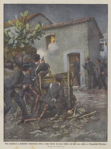 Karabinerek és bûnözõk között, drámai harc puskalövésekkel egy rusztikus ház körül?