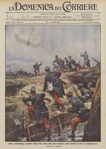 A legmodernebb háború, francia lövészárkokba ejtett német repülőgép, Soissons közelében?