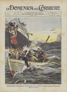 I Drammi Del Mare, az Alfio nevű olasz gőzhajó legénysége, amelyet megmentettek egy norvég vitorlásról az Atlanti-óceánon