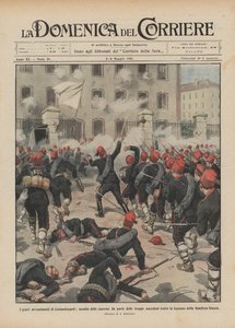 A súlyos konstantinápolyi események, a kivont macedón csapatok laktanyai támadása?