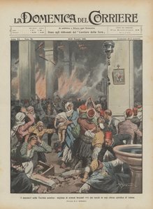 A tömegmészárlások az ázsiai Törökországban, több ezer örményt égettek élve a törökök egy adanai katolikus templomban