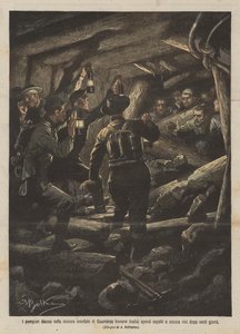 A tűzoltók leszálltak Courrieres elárasztott bányáiba, és tizenhárom munkást találtak eltemetve, és még többet?