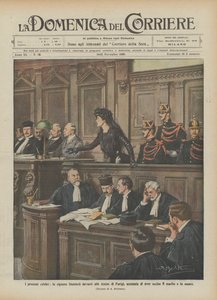 A híres perek, Mrs. Steinheil a párizsi assziék előtt, gyilkossággal vádolva?