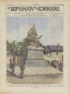 Pietro Toselli őrnagynak, Amba Alagi hősének emlékművét múlt vasárnap avatták fel Peveragnoban.