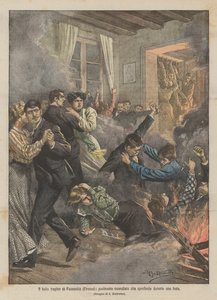 Fucecchio (Firenze) tragikus tánca, egy égő padló, amely összeomlik egy buli során
