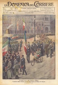 A nagy győzelmi körmenet Milánóban