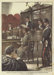 Bonmartini társának meggyilkolásának tárgyalása Torinóban, Tullio Murri gyilkos izgalmas kihallgatása