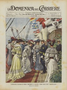 Vilmos császár Szicíliában, Lord fogadása a Hohenzollern hajó fedélzetén