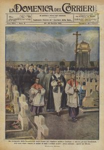 A síráldás szertartása Amras olasz katonai temetőjében?