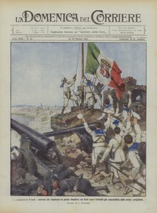 Tripoli meghódítása, tengerészek, akik már kitűzték az első zászlót a török ​​Sultanie-erődre?