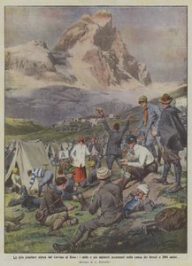 A népszerű alpesi túra a Matterhorntól a Rosáig, ezer és több hegymászó táborozott a 2004 méteres Breuil-medencében