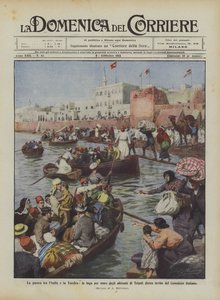 Olaszország és Törökország háborúja, Tripoli lakóinak tengeri repülése a meghívásra?
