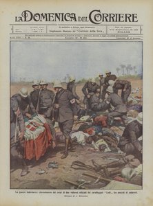 Az olasz-török ​​háború, a lodi lovasság két bátor tisztjének holttestének felfedezése között?