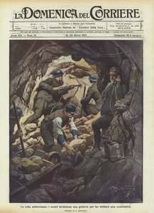 A föld alatti harc, az embereink befejeznek egy alagutat, hogy egy ellenakna ragyogjon