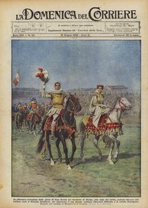 A Savoyai Ház dicsőségének festői megidézése a torinói körhintaban