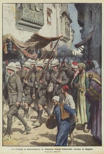 Kut-el-Amara bosszúja, a győztes brit csapatok bevonulnak Bagdadba