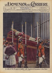 XI. Pius holttestét a nagyközönség elé tárták a San Pietro-i Szentség-kápolnában