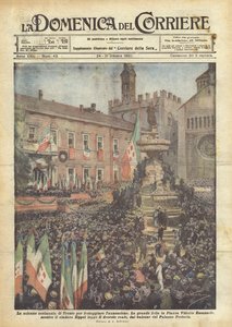 Trento ünnepélyes ceremóniája az annektálás megünneplésére