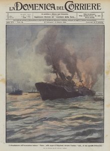 A Mainz német cirkáló elsüllyedése Helgoland vizeiben, a merész rajtaütés során?