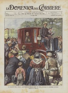A civilizáció hódításai, Milánó érseke elektromos autóval tesz lelkipásztori látogatást