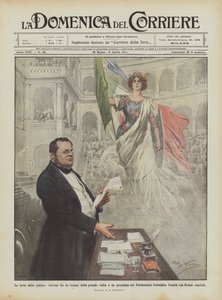 A haza ünnepei, Cavour látja a nagy Itáliát, és ezt hirdeti a parlamentben?