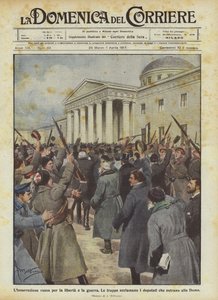 Az orosz felkelés a szabadságért és a háborúért alkotó: Achille Beltrame