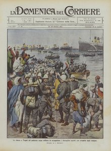 A hatalmas katonai megszálló alakulat tripoli partraszállását a bersaglieriek együttérzéssel fogadták a bennszülöttek